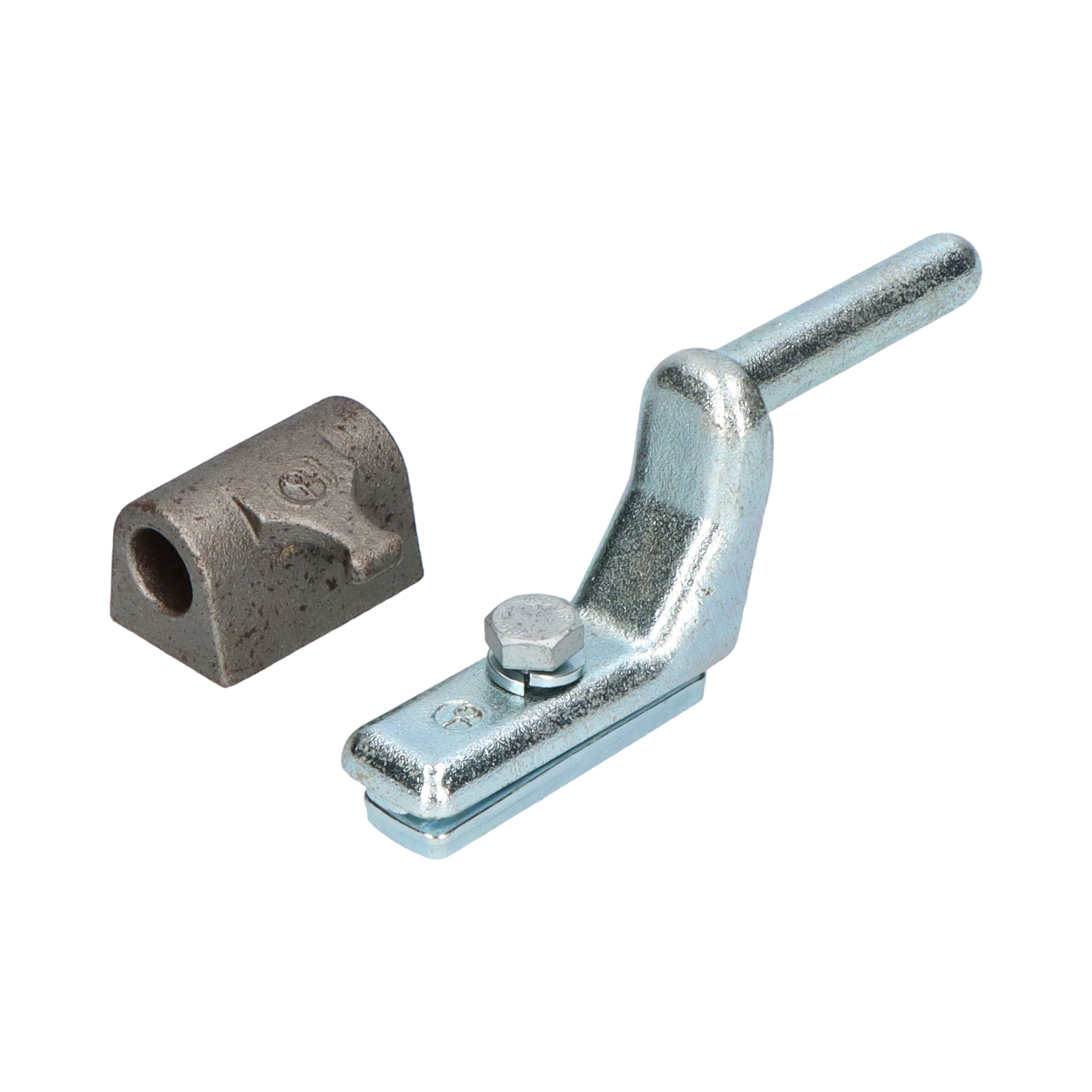 Rhiwa Quality side board hinge set - with rope hook at holder