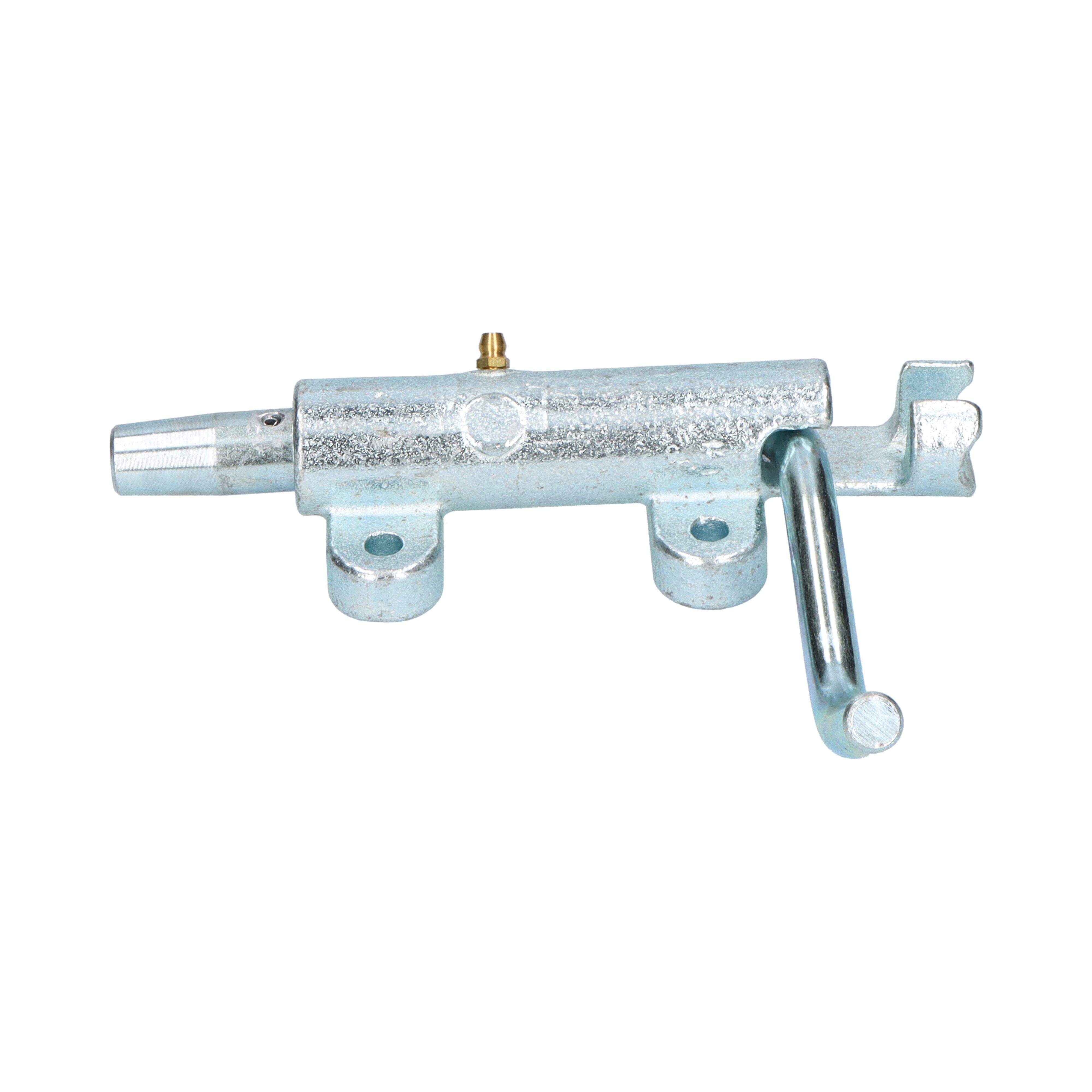 Rhiwa Quality spring pin lock - right - with grease nipple - zinc-plated