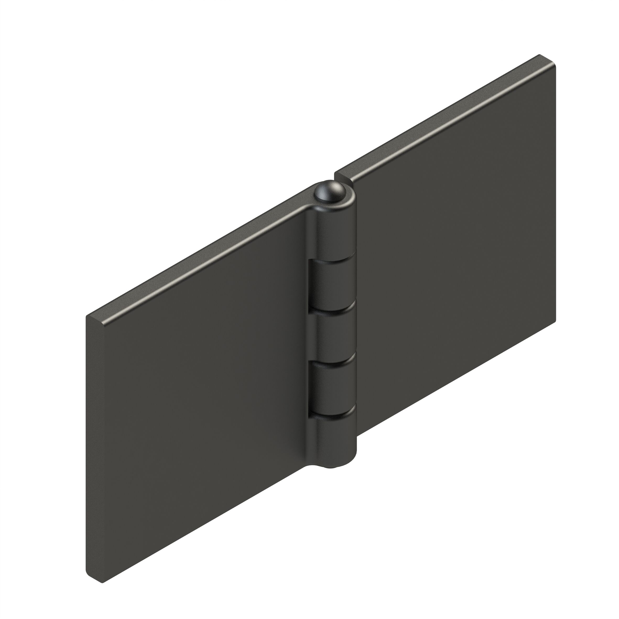Rhiwa Quality charnière de porte 60 x 60 x 5 mm (LxlxP) - axe Ø 6 mm - acier brut