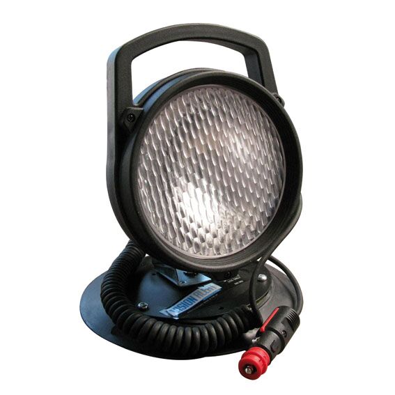 Rhiwa Quality halogeen werklamp - rond - 12-24V - met magneet bevestiging