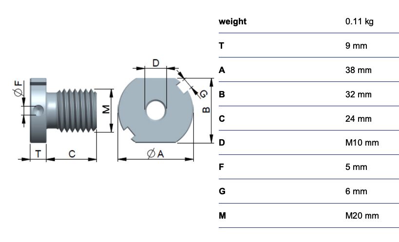 RUD adapter ASPA M20/M10