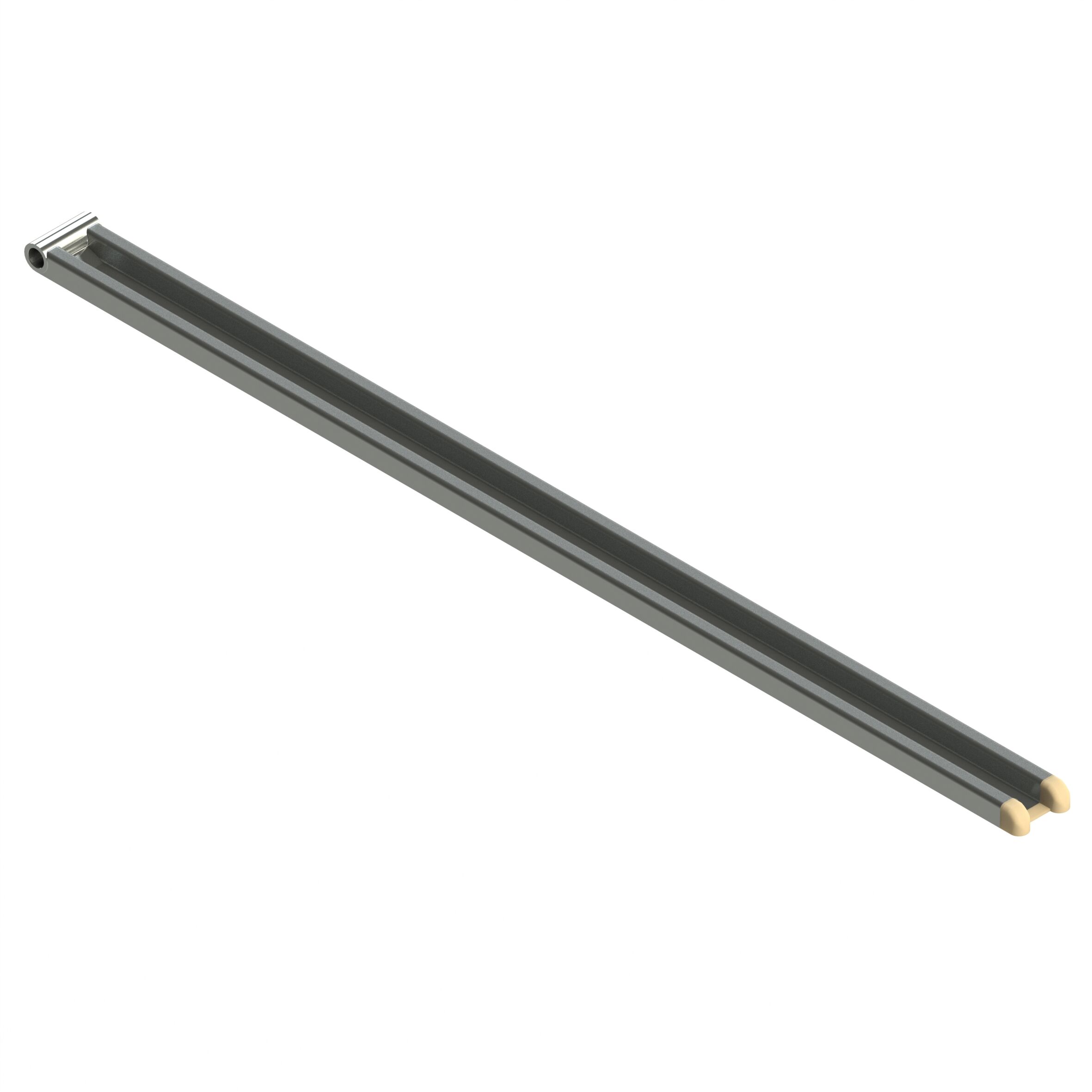 Rhiwa Quality M-profile hinge 990 mm - including end cap - zinc-plated