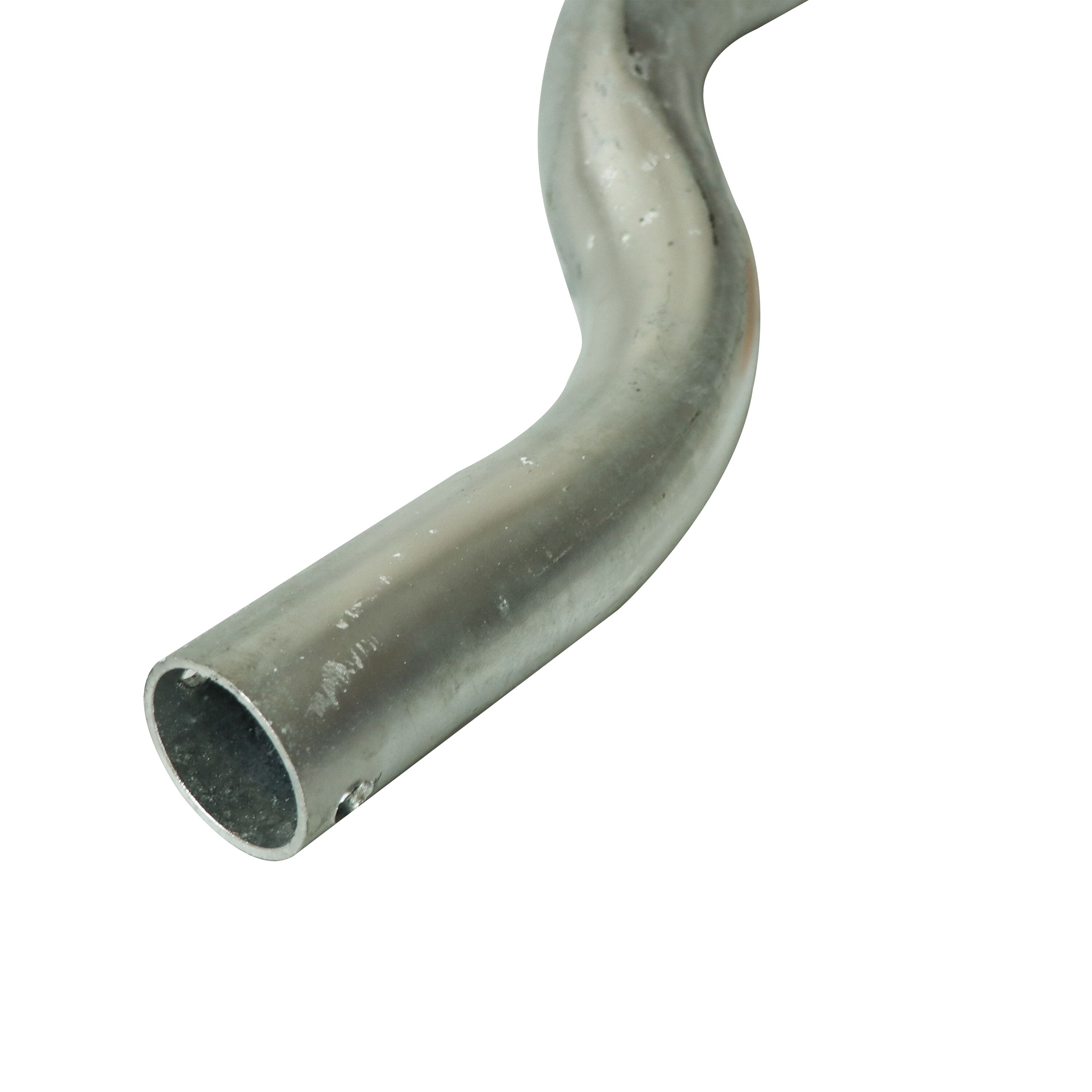 Parlok mounting tube Ø 42 mm - 760 mm - double curved - zinc plated