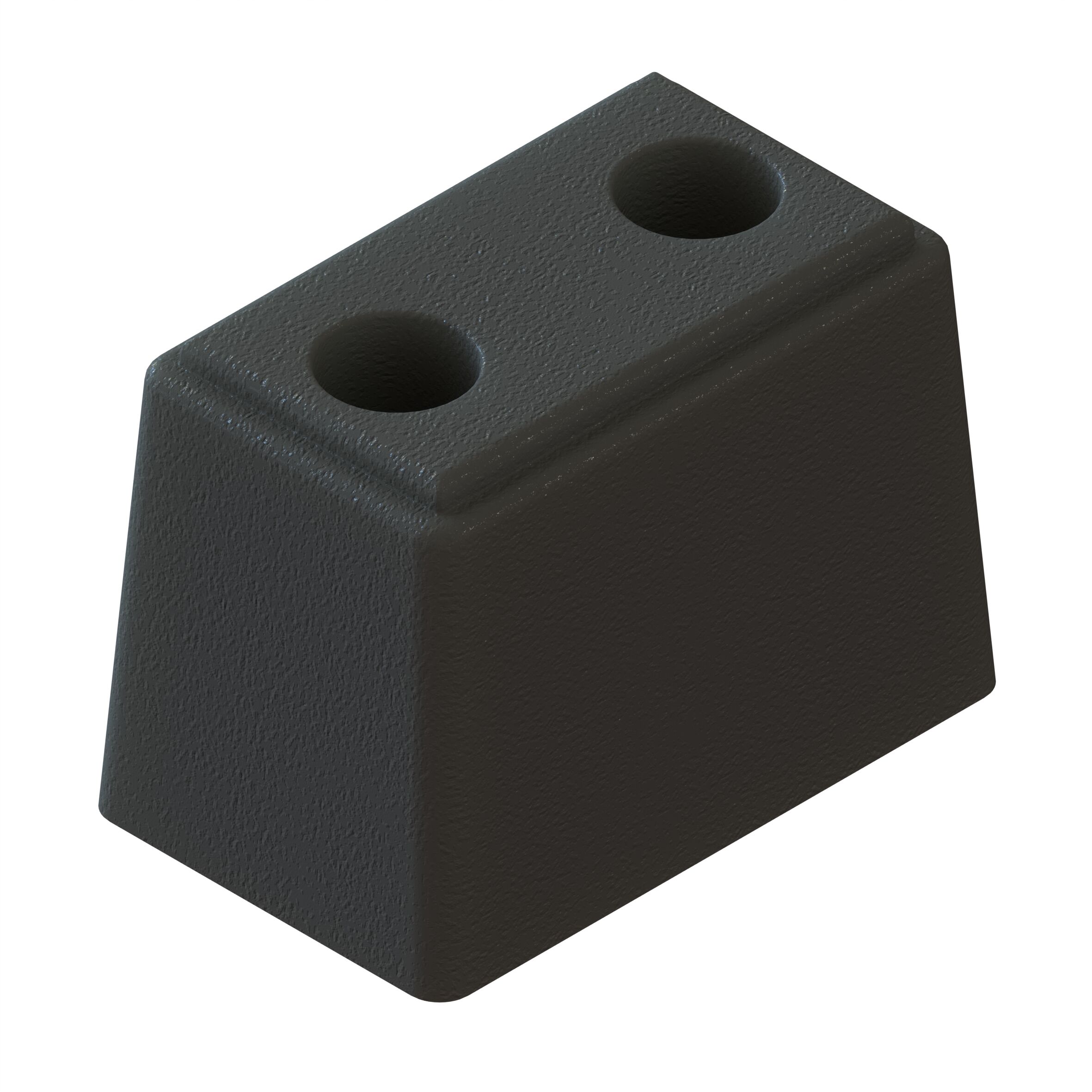 Pommier guard block 120 x 75 x 85 mm (LxWxH) - rubber