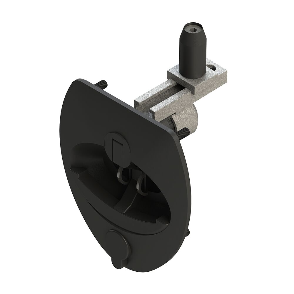 Rhiwa Quality vector T-handle compression lock - 18 mm studs mounting - key 843