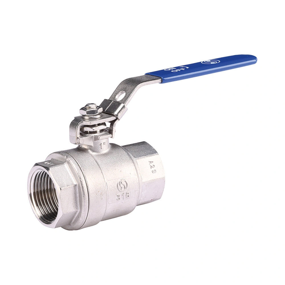 Sferaco ball valve stainless steel 7152 2 piece body 3/8" bsp bi/bi PN08 comp. air