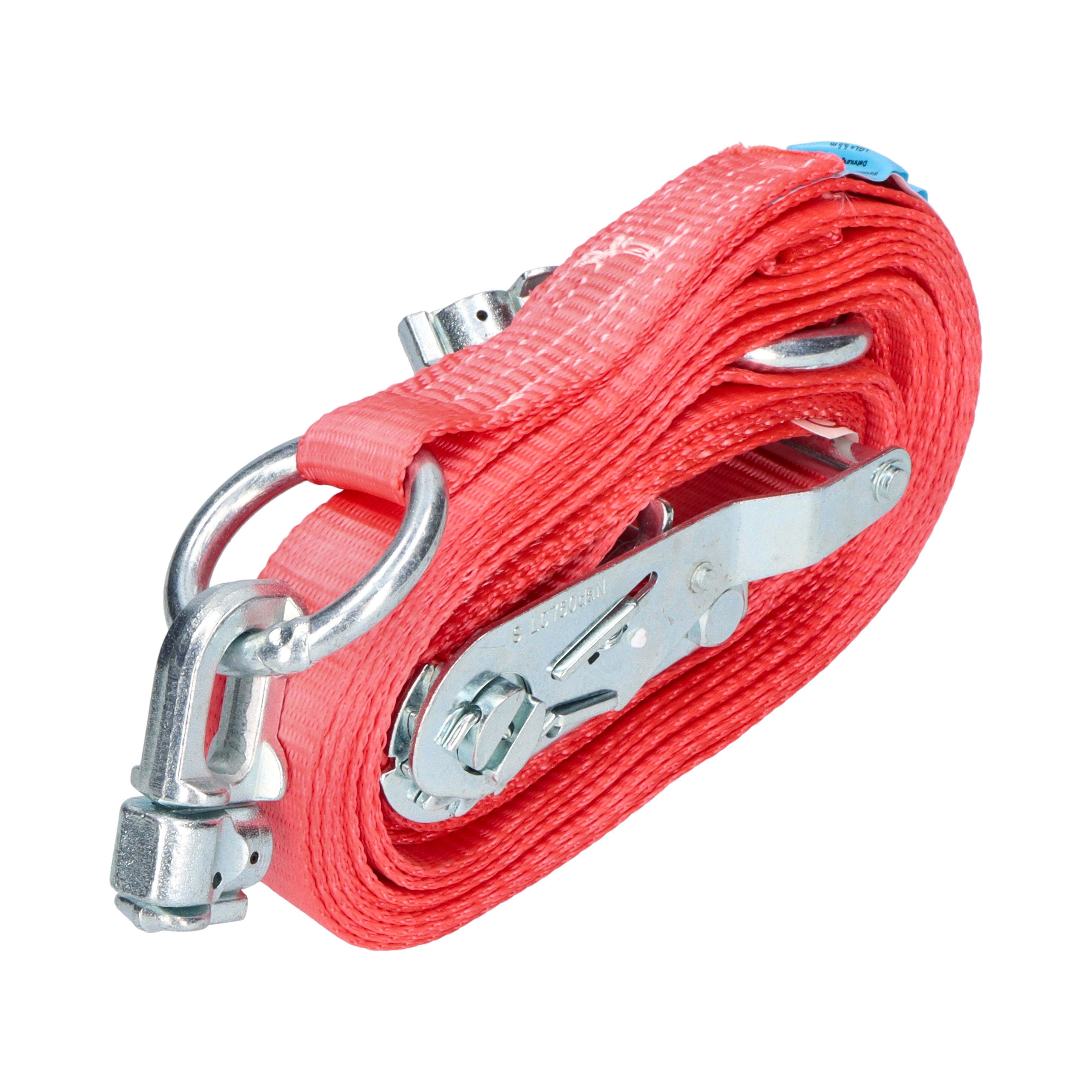 Rhiwa Quality sjorband 25 mm - met ratelsluiting en dubbele airline fitting - 6000 mm