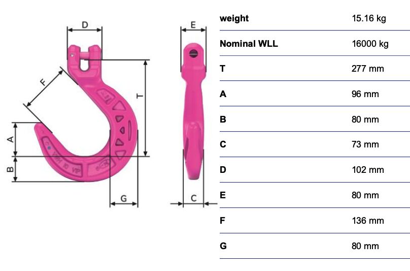 RUD VIP-Foundry hook VWH-20
