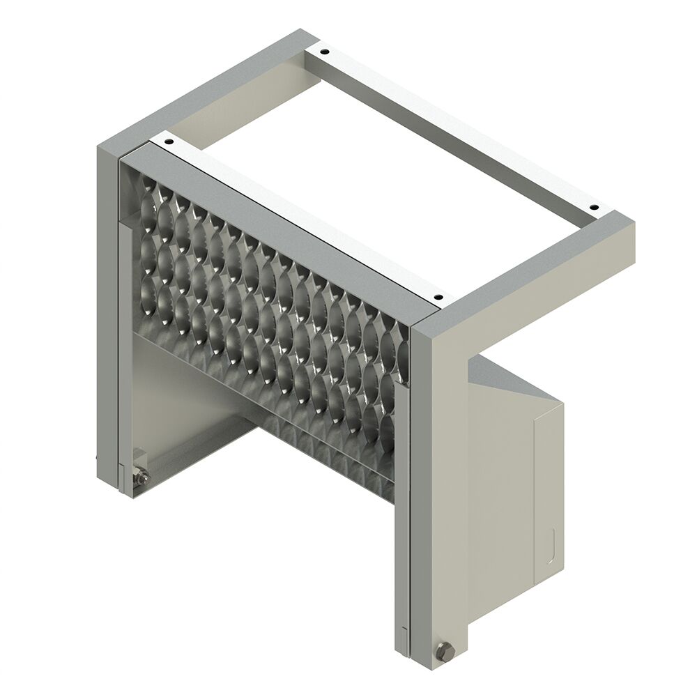 PWP folding ladder - 2 steps - 480 x 558 mm (HxW) - HDG