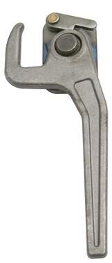 Pommier dropside locking gear - left - excl. keeper - plain steel
