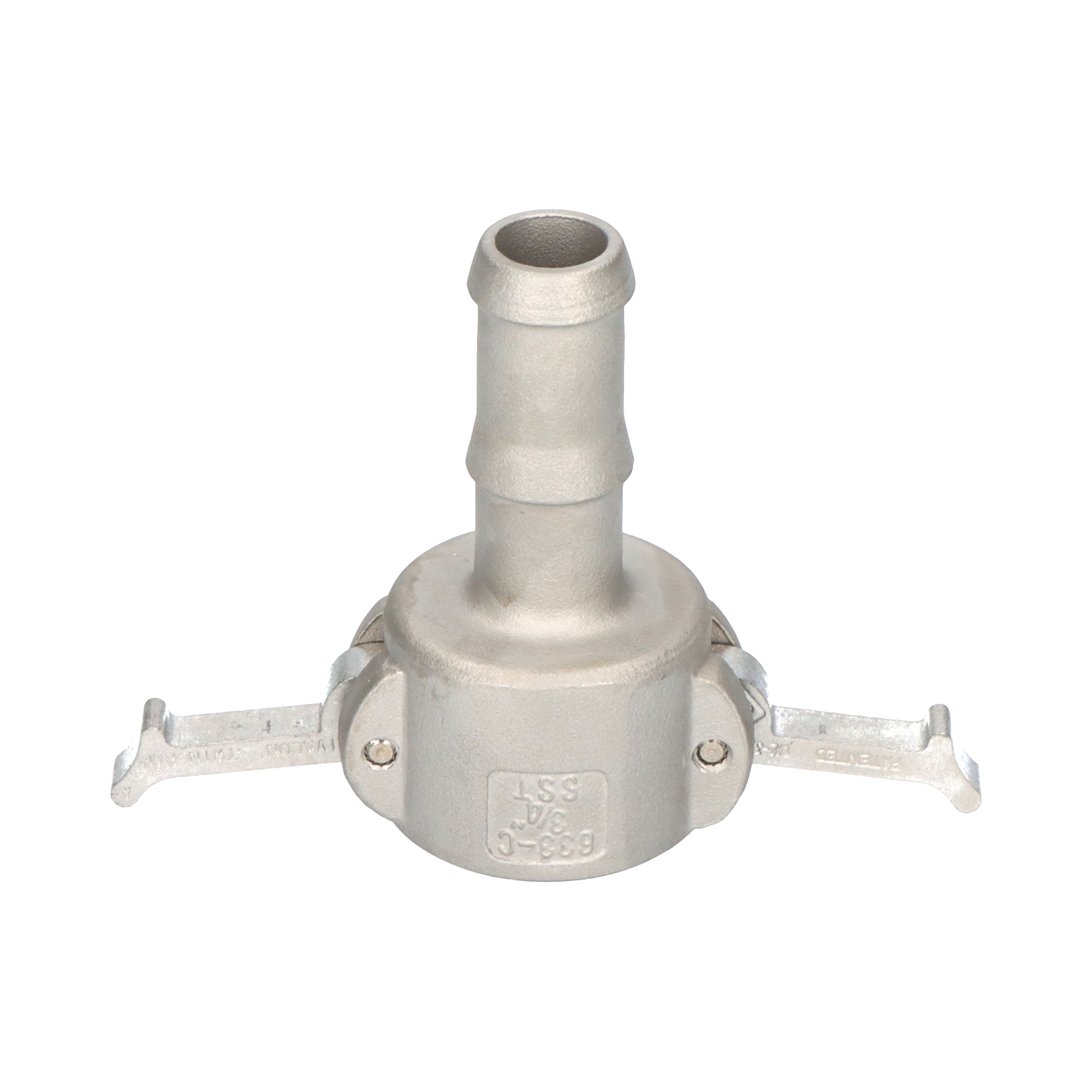 OPW coupler Kamlok coupler C 3/4" hose shank for hose clamps SS