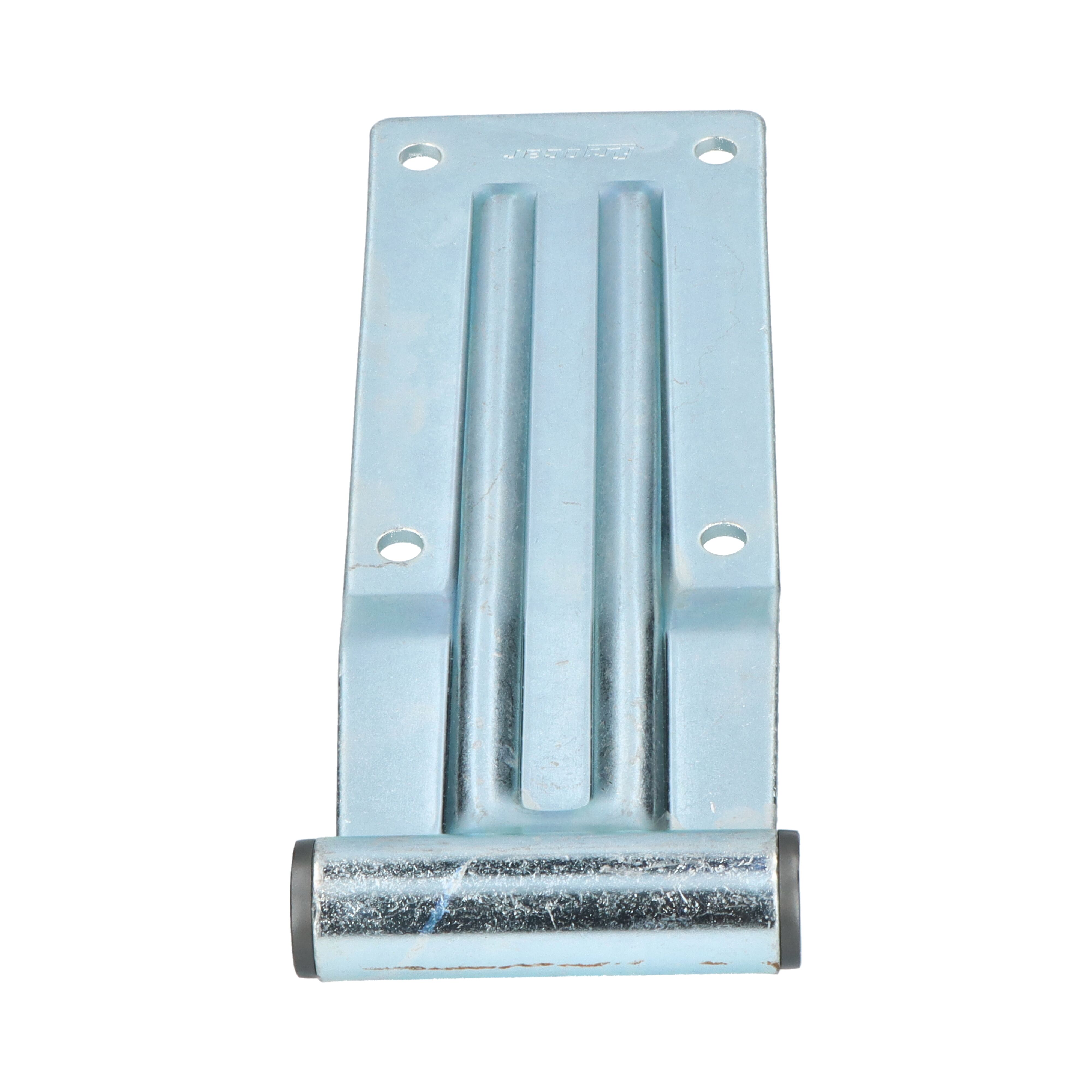 Pommier rear door hinge plate 262 mm - trestle width 88 mm - zinc-plated