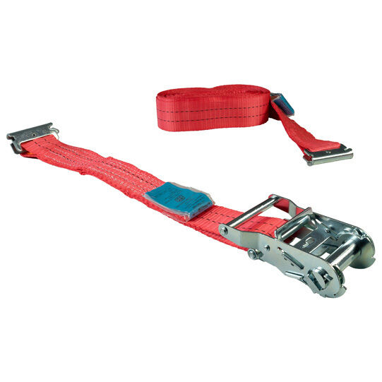 Rhiwa Quality sjorband 50 mm - met ratelsluiting en anker - 10000 mm