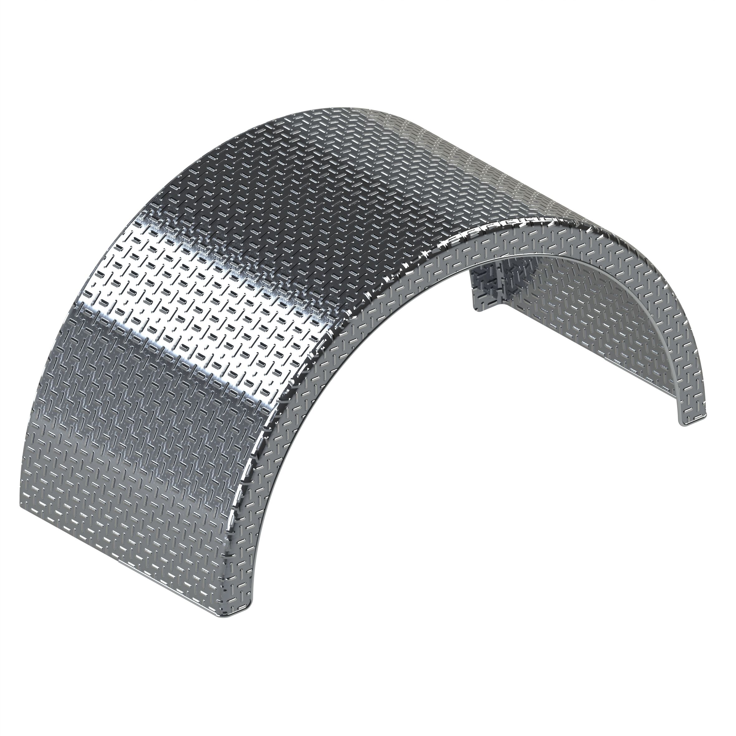 Rhiwa Quality spatscherm 650 x 1300 x 650 mm (BxSpwxR) - aluminium traanplaat