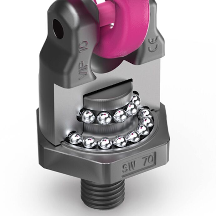 RUD powerpoint PP-B - 0,63t - M12 - 360° rotatif