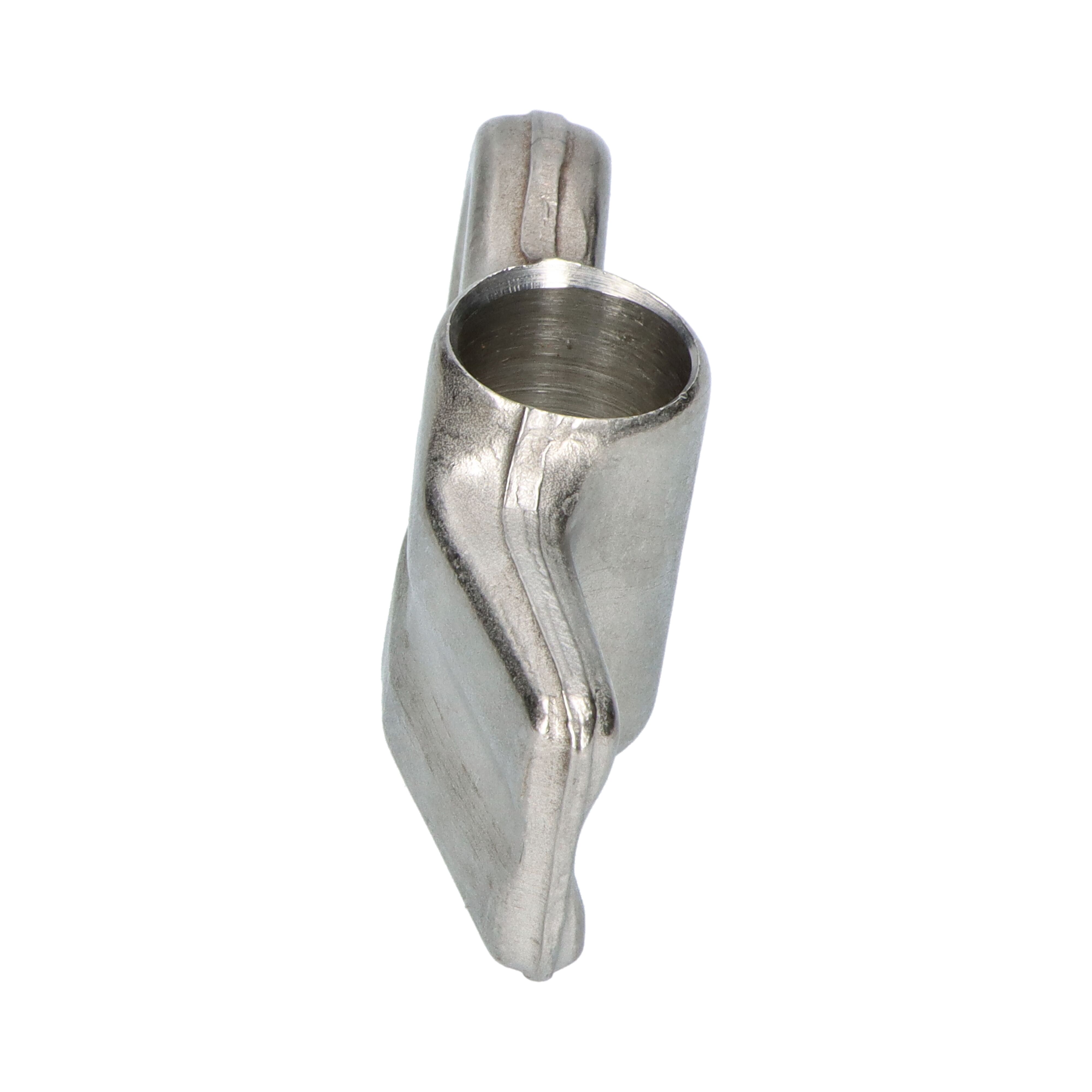 Pommier nokstuk - voor sluiting Ø 16 mm - RVS