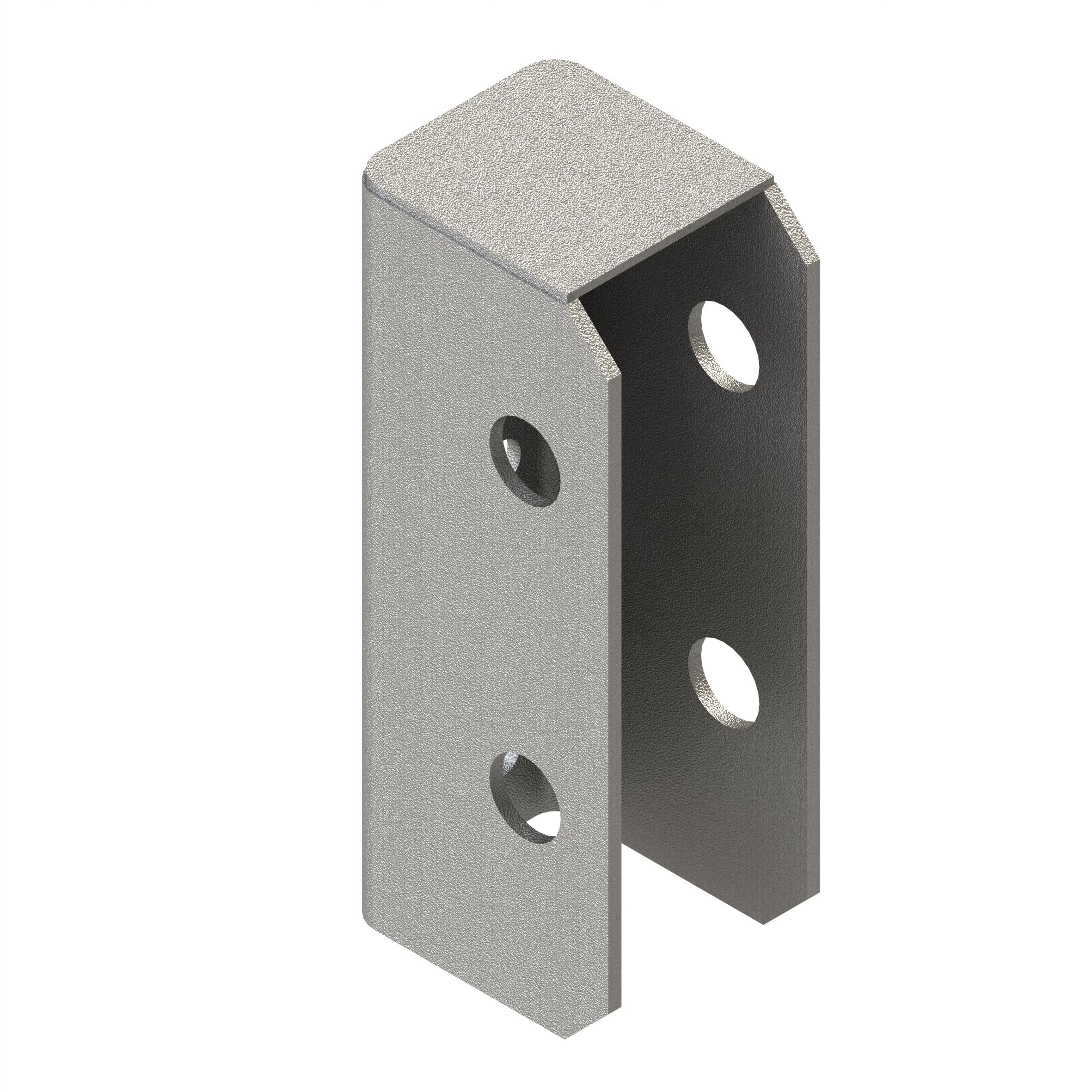 Pommier but-roll huis - voor 2 rollen van 65 mm - verticaal