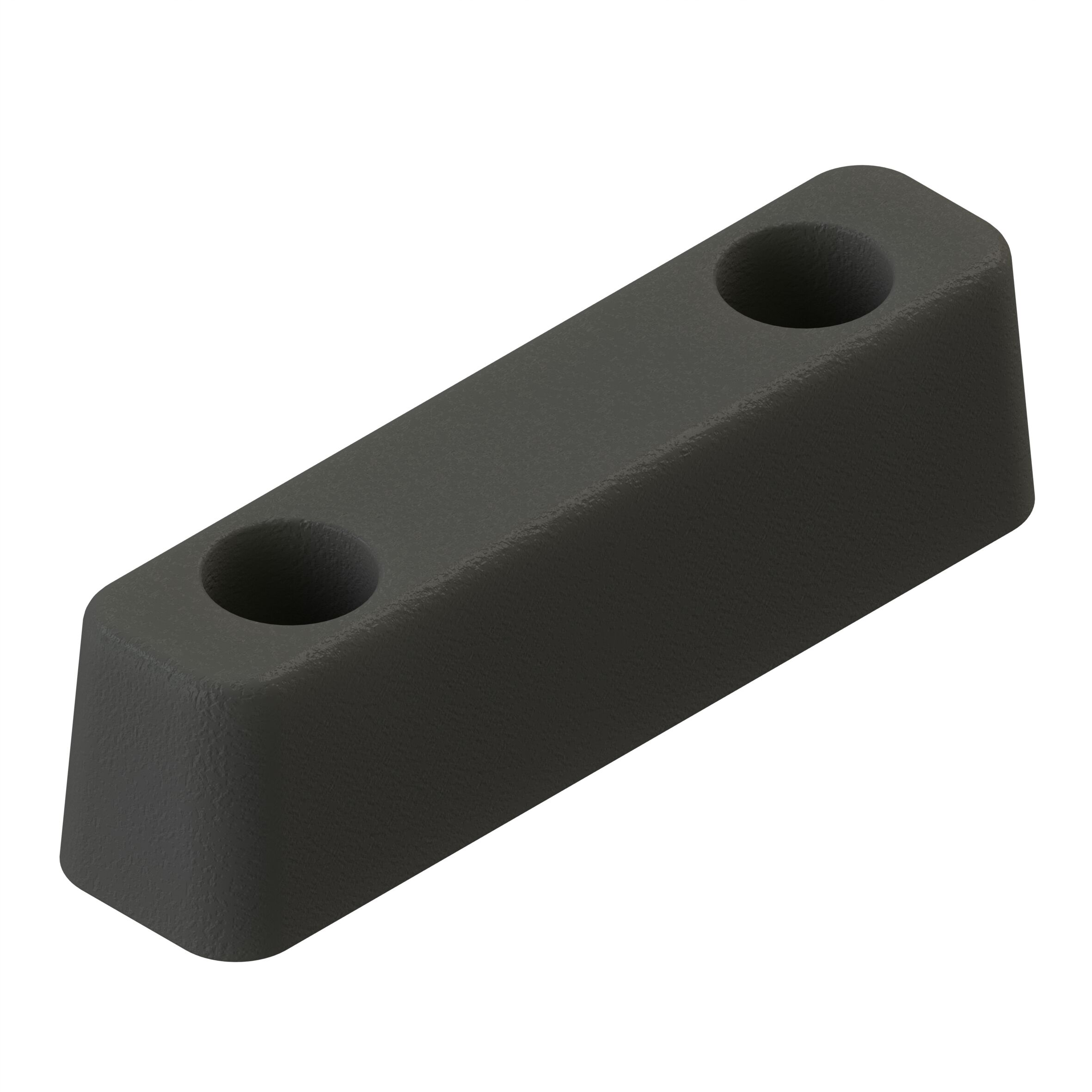 Rhiwa Quality stootblok 195 x 50 x 50 mm (LxBxH) - rubber