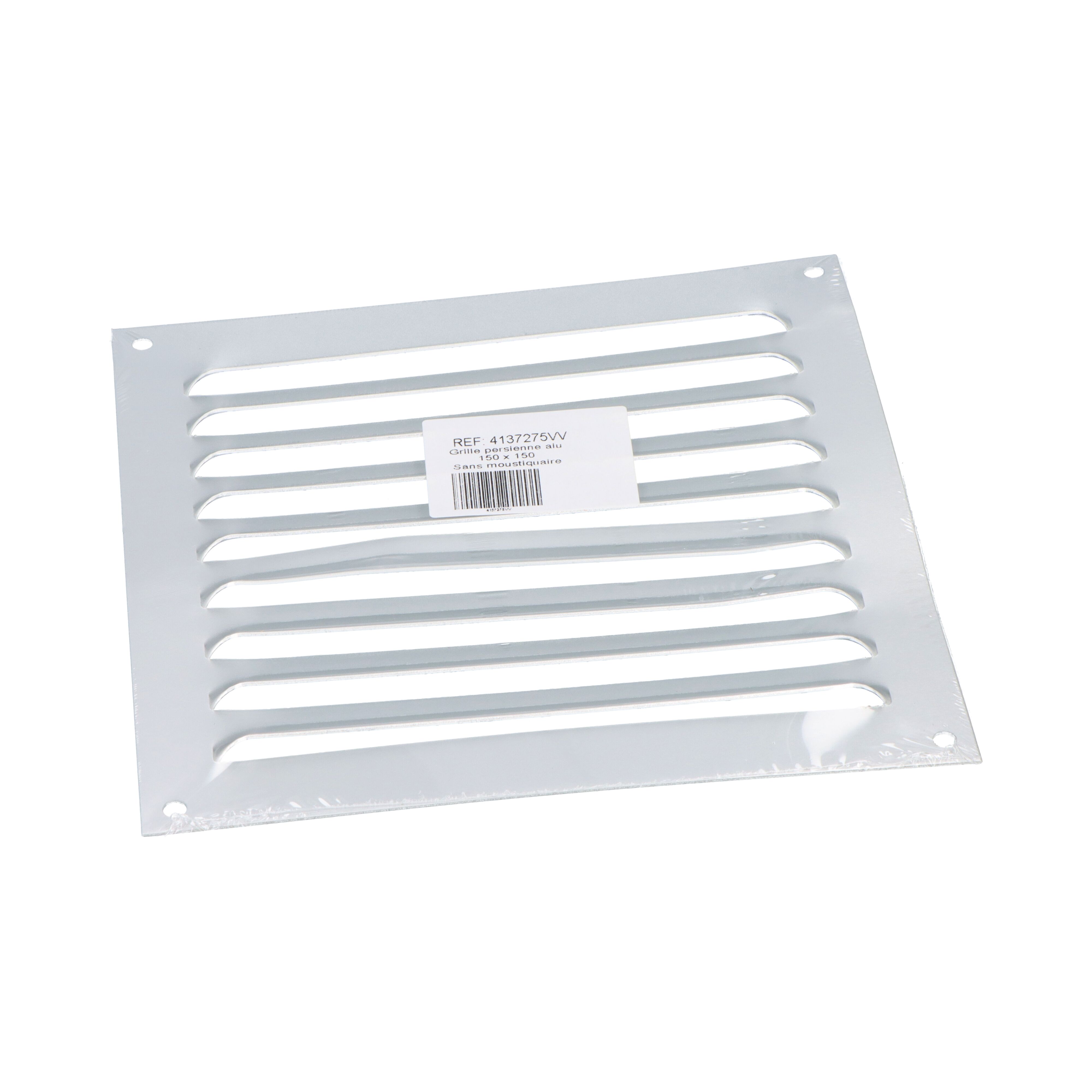 Pommier ventilatierooster 150 x 150 mm - aluminium