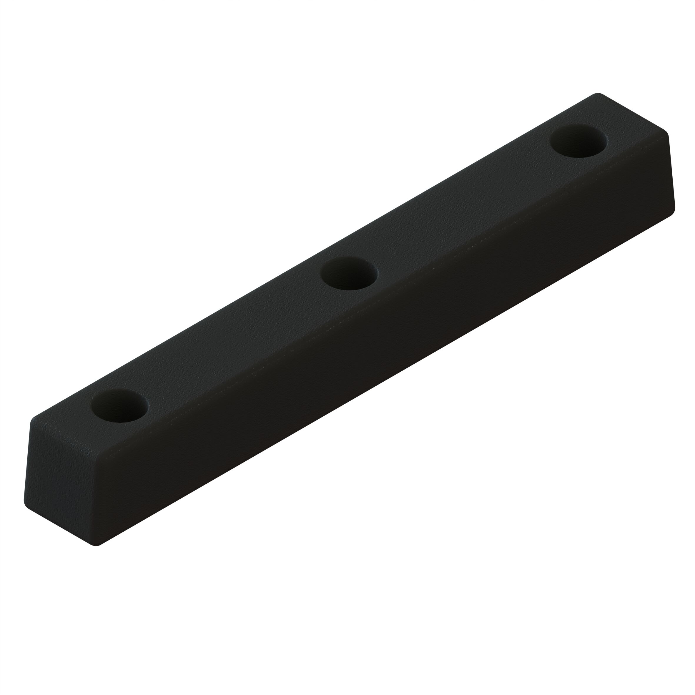 Pommier stootblok 400 x 50 x 60 mm (LxBxH) - rubber
