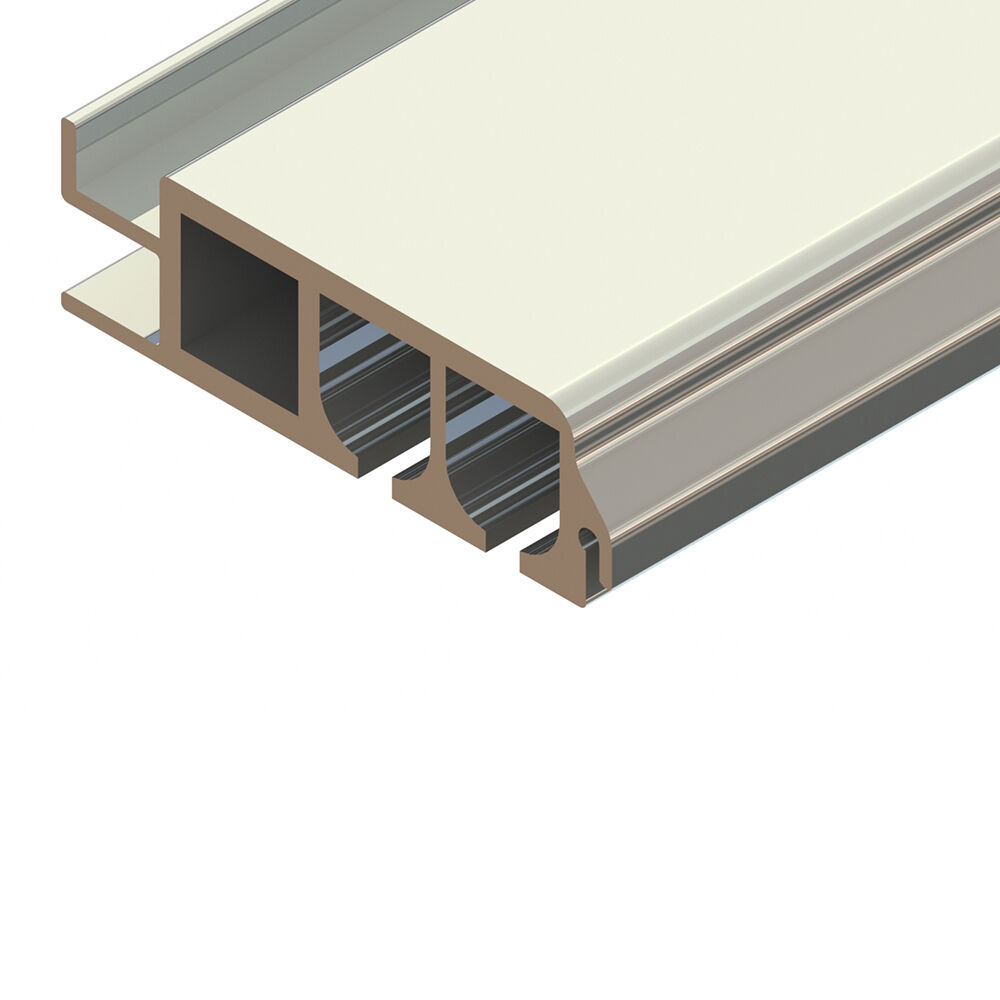 Rhiwa Quality looprail 8500 mm - Sesam Flatliner - aluminium