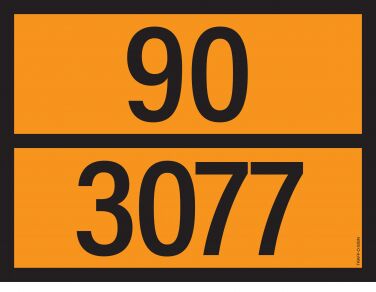 Rhiwa Quality ADR sign - code 90/3077