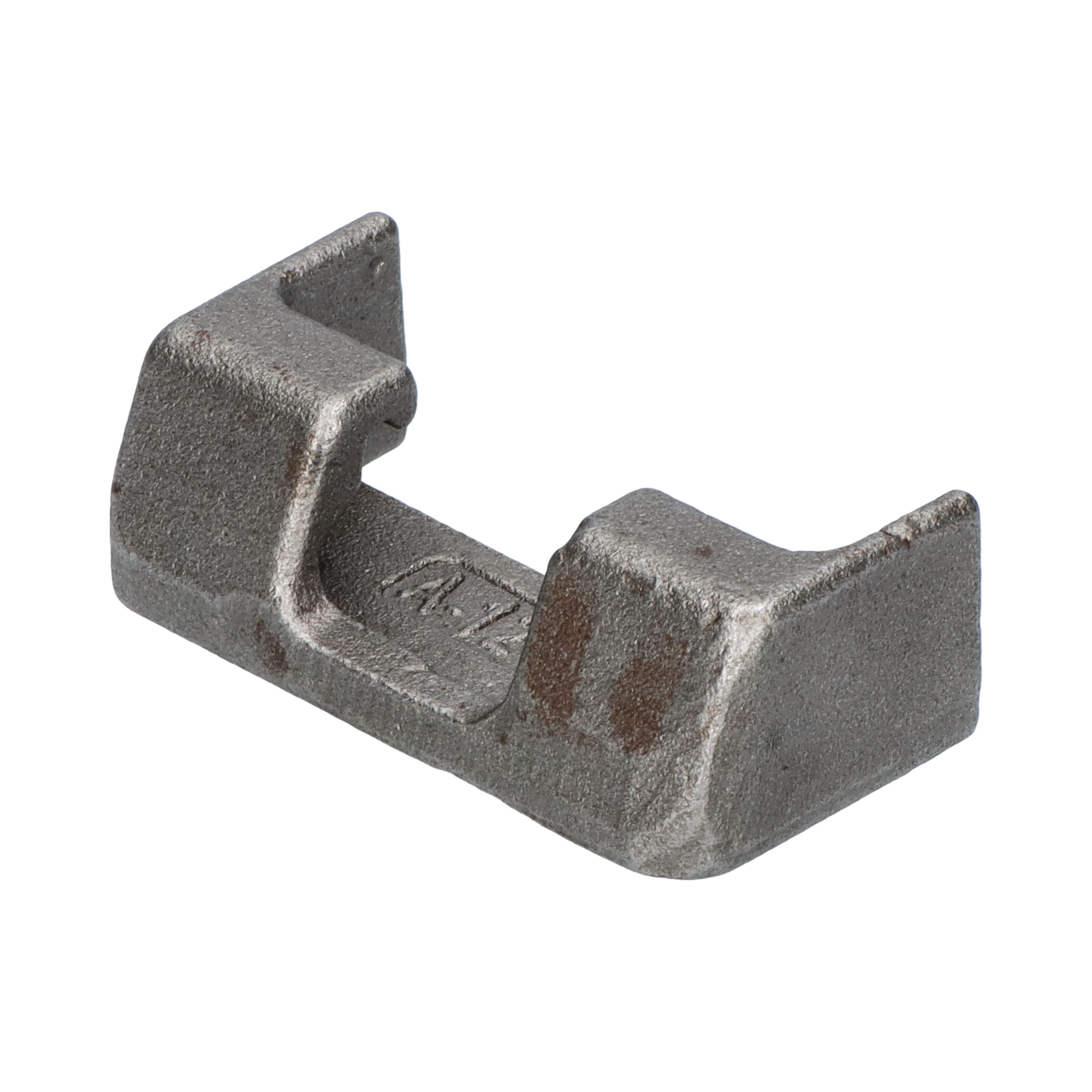 Rhiwa Quality holder - for T-hook recessed lock side board - plain steel