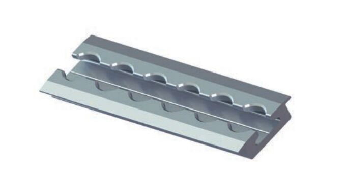 Rhiwa Quality rail d'ancrage rail d'ancrage - trou Ø 20 mm - 3000 mm - encastré