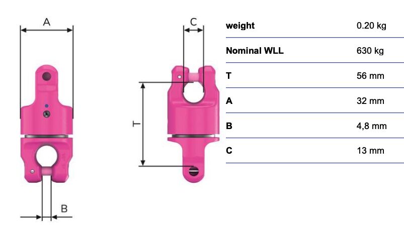 RUD VIP-Universele wartel UW-PP-4