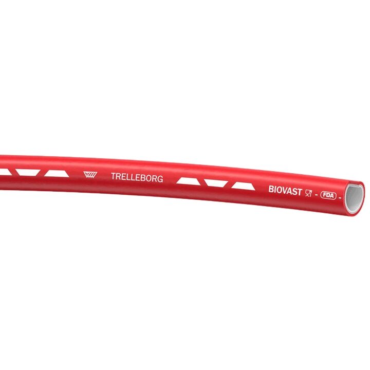 Trelleborg foodsafe reinigingsslang Biovast Red