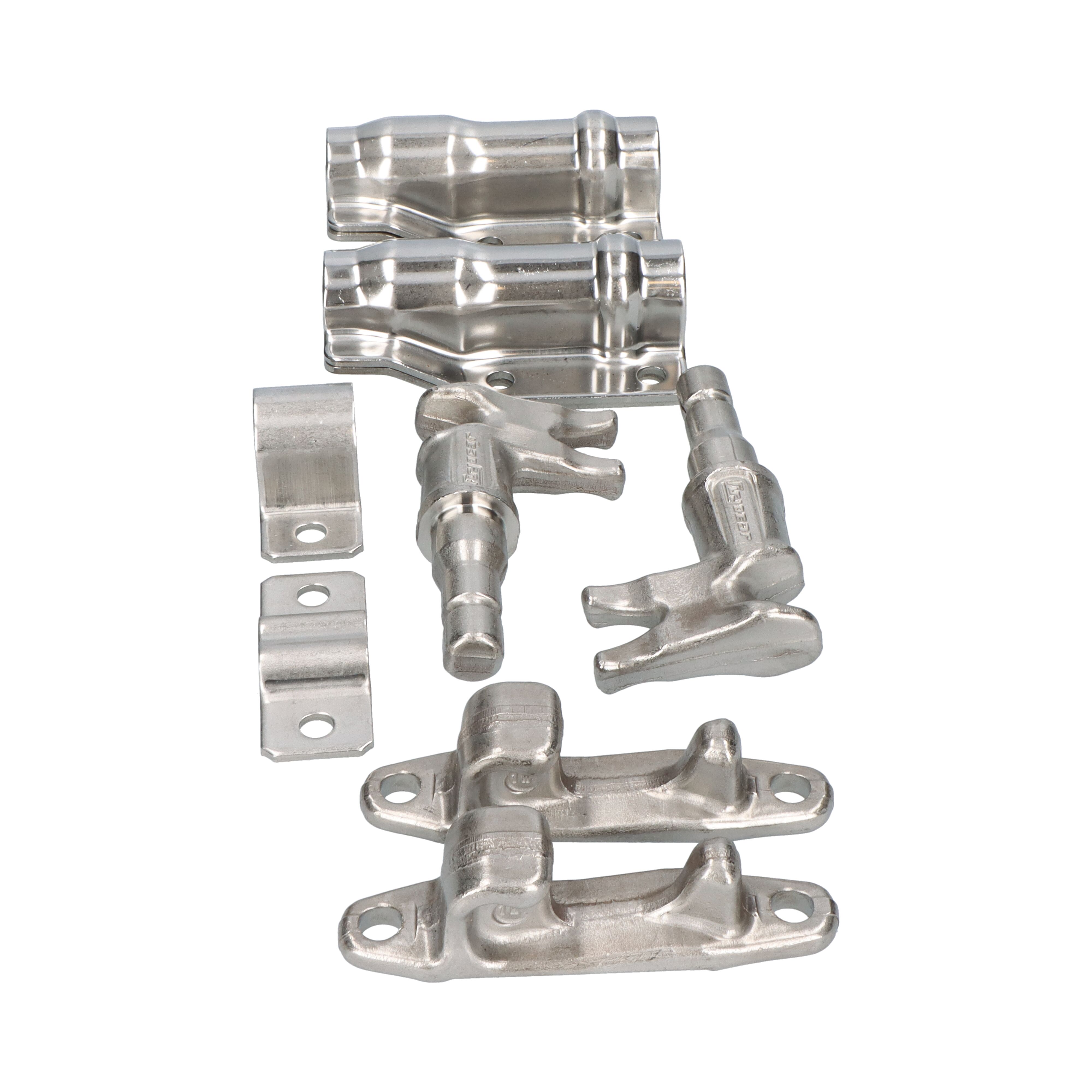 Pommier external locking mechanism set Ø 22 mm - model ST3 - stainless steel