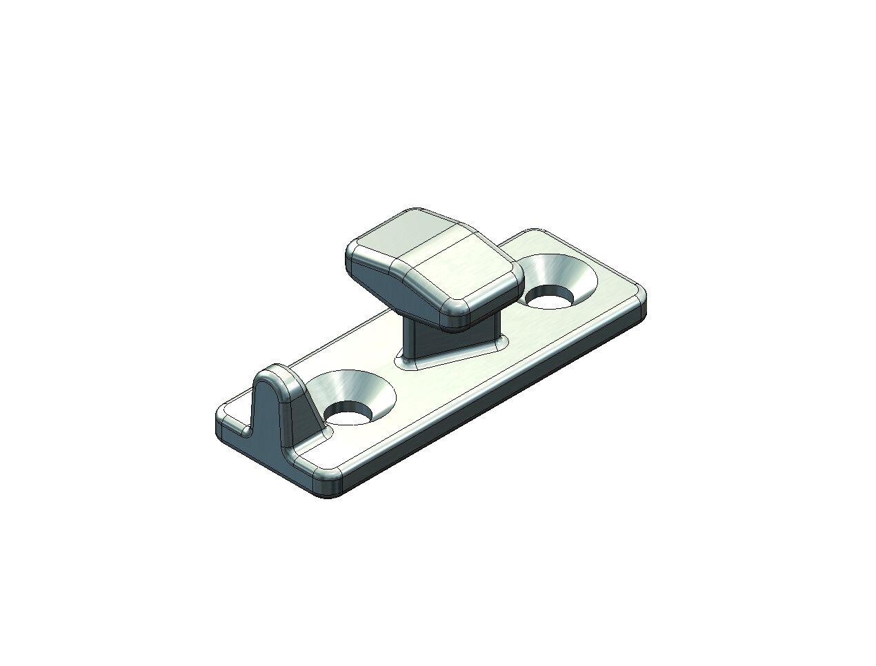 Pommier upper locking gear holder - for substructure locking Ø 16 and Ø 18 mm