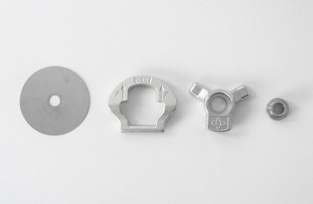 Rhiwa Quality sjorkom 20kN - met draaibaar oog - schroef model - aluminium