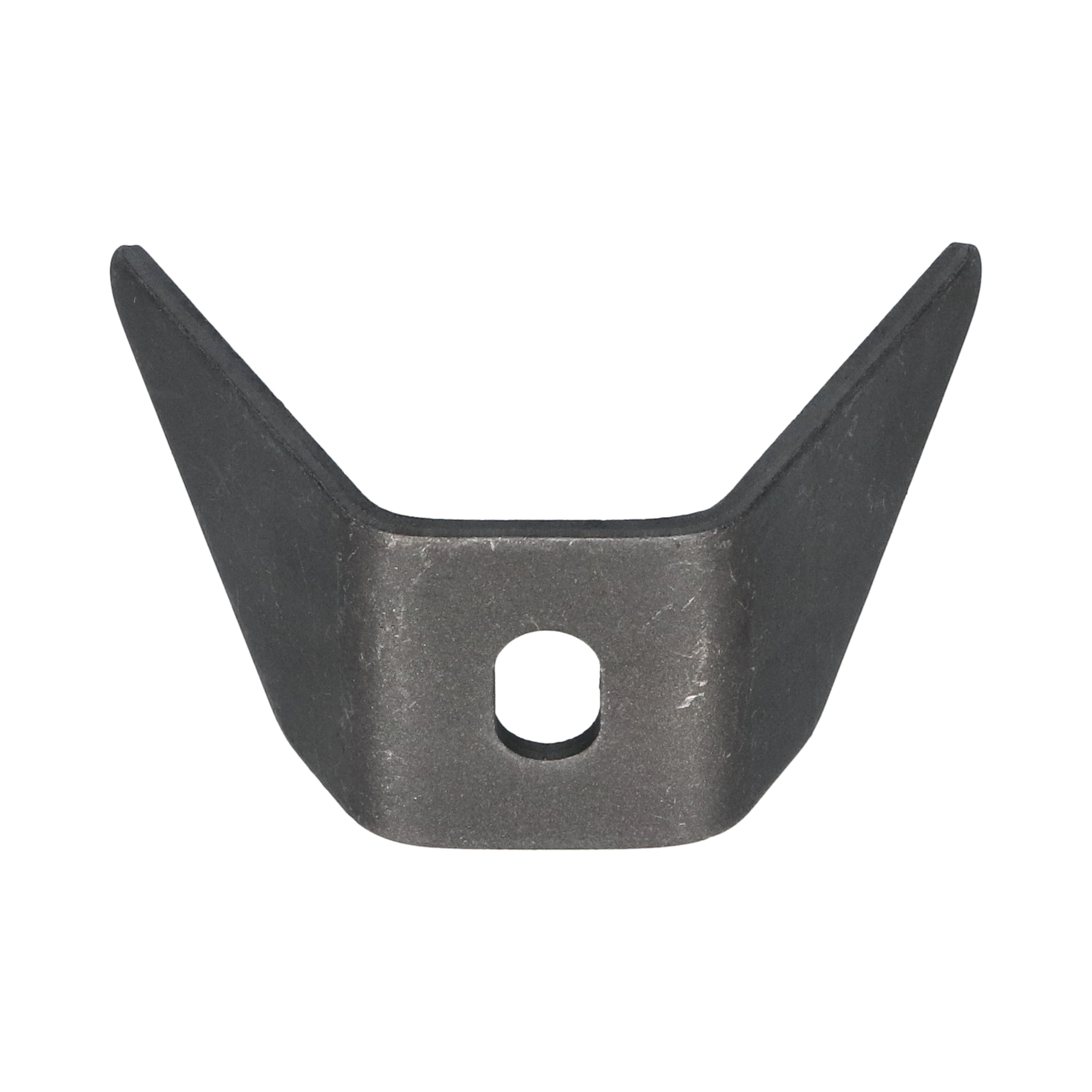 Rhiwa Quality chassis bracket 124 x 60 x 72 mm - plain steel