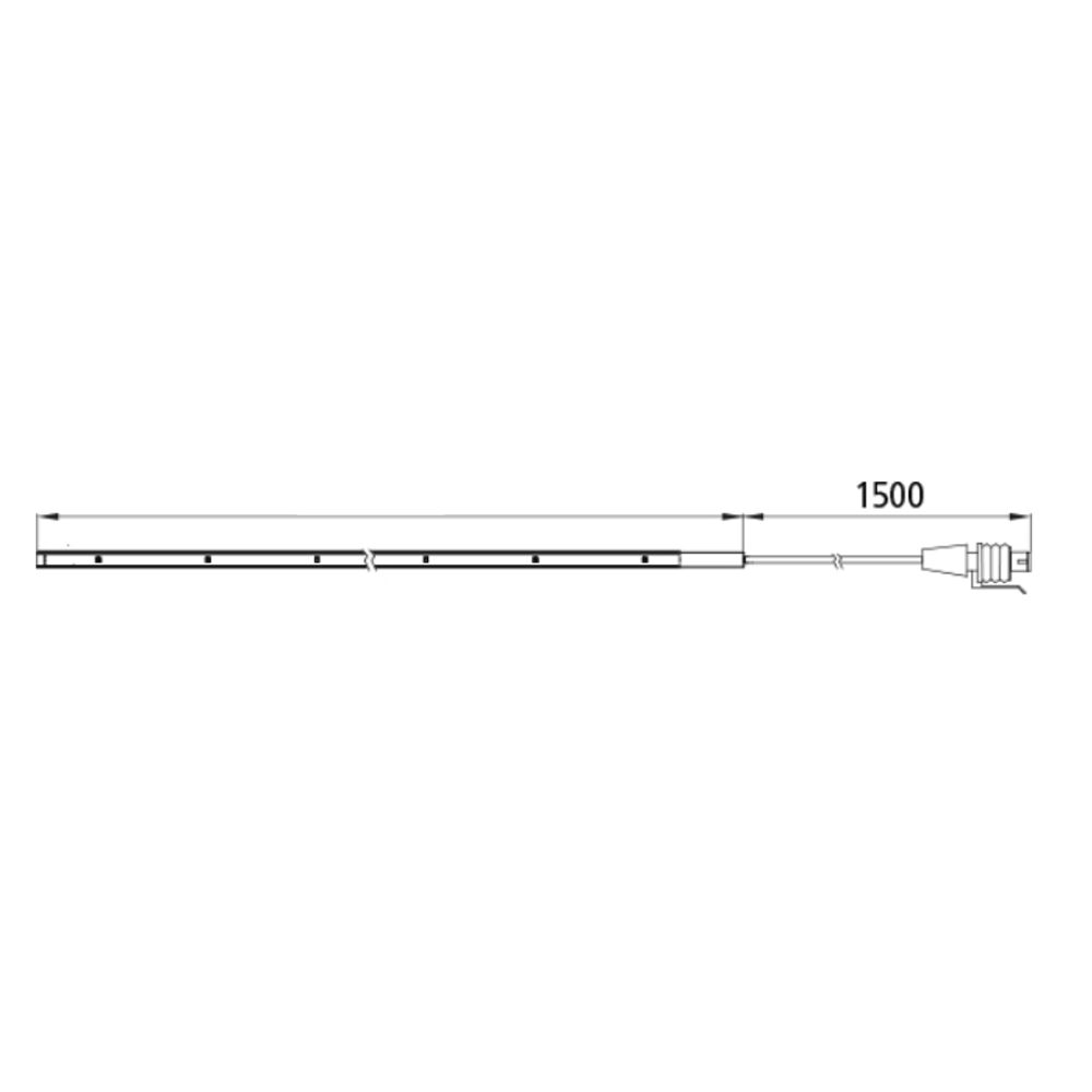 Rhiwa Quality ledstrip 24V - voor S-Strap ladingzekeringssysteem - lengte 3990 mm