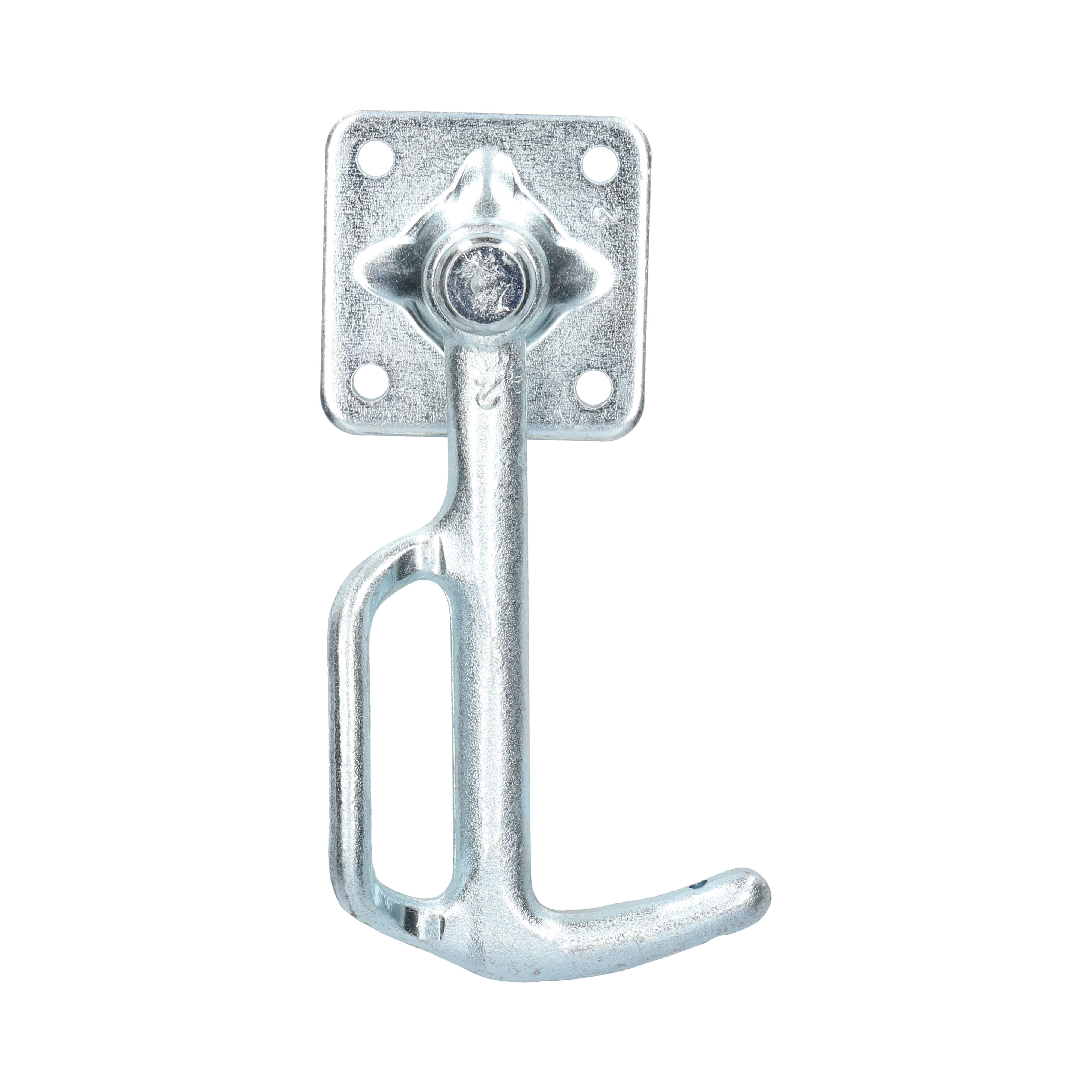 Rhiwa Quality hook no. 2 - left - with bracket - zinc-plated