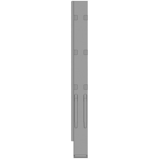 Kinnegrip k20 montant arrière - 1200 mm - gauche - avec fermeture - montant arrière microZINQ® 5