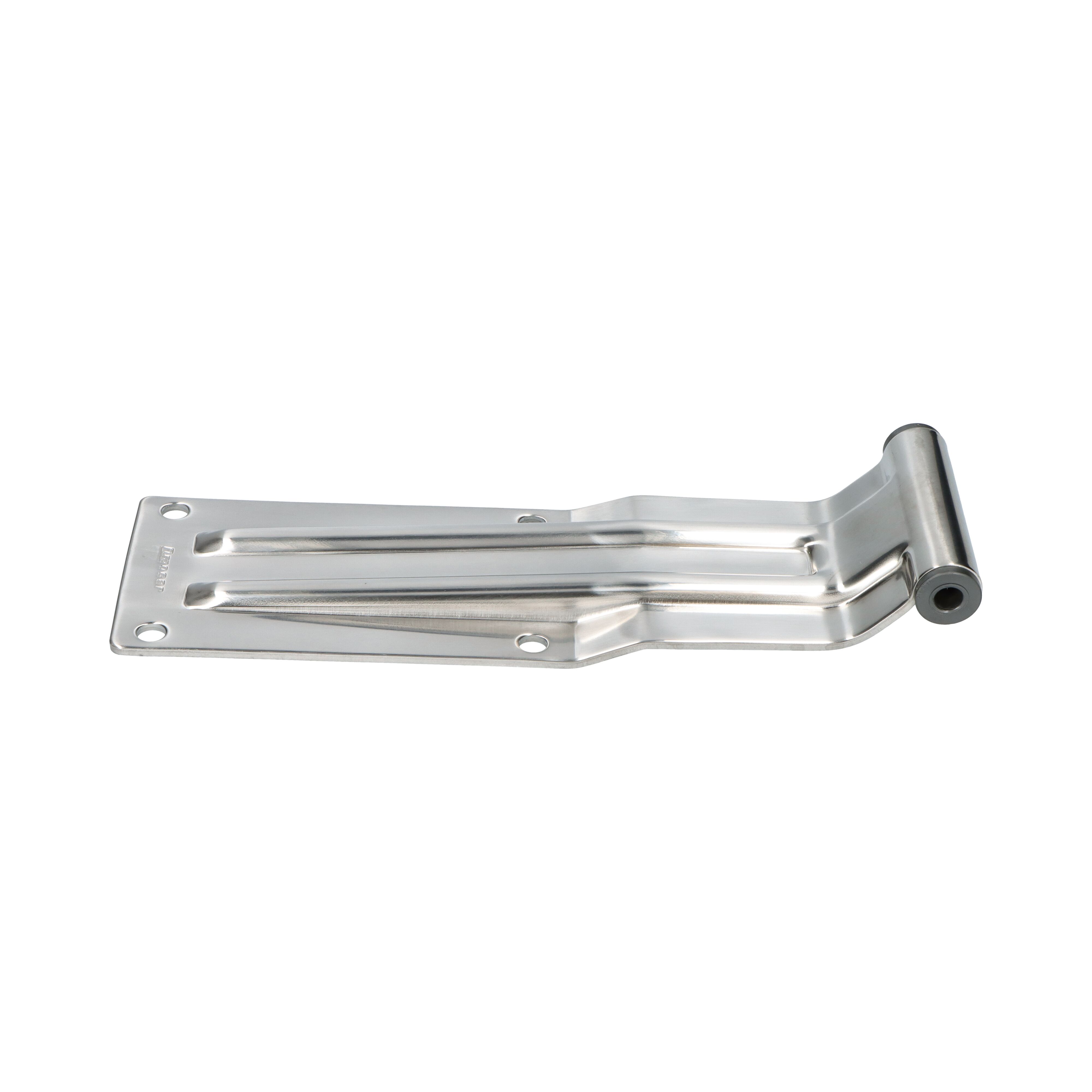 Pommier rear door hinge plate 300 mm - trestle width 98 mm - stainless steel