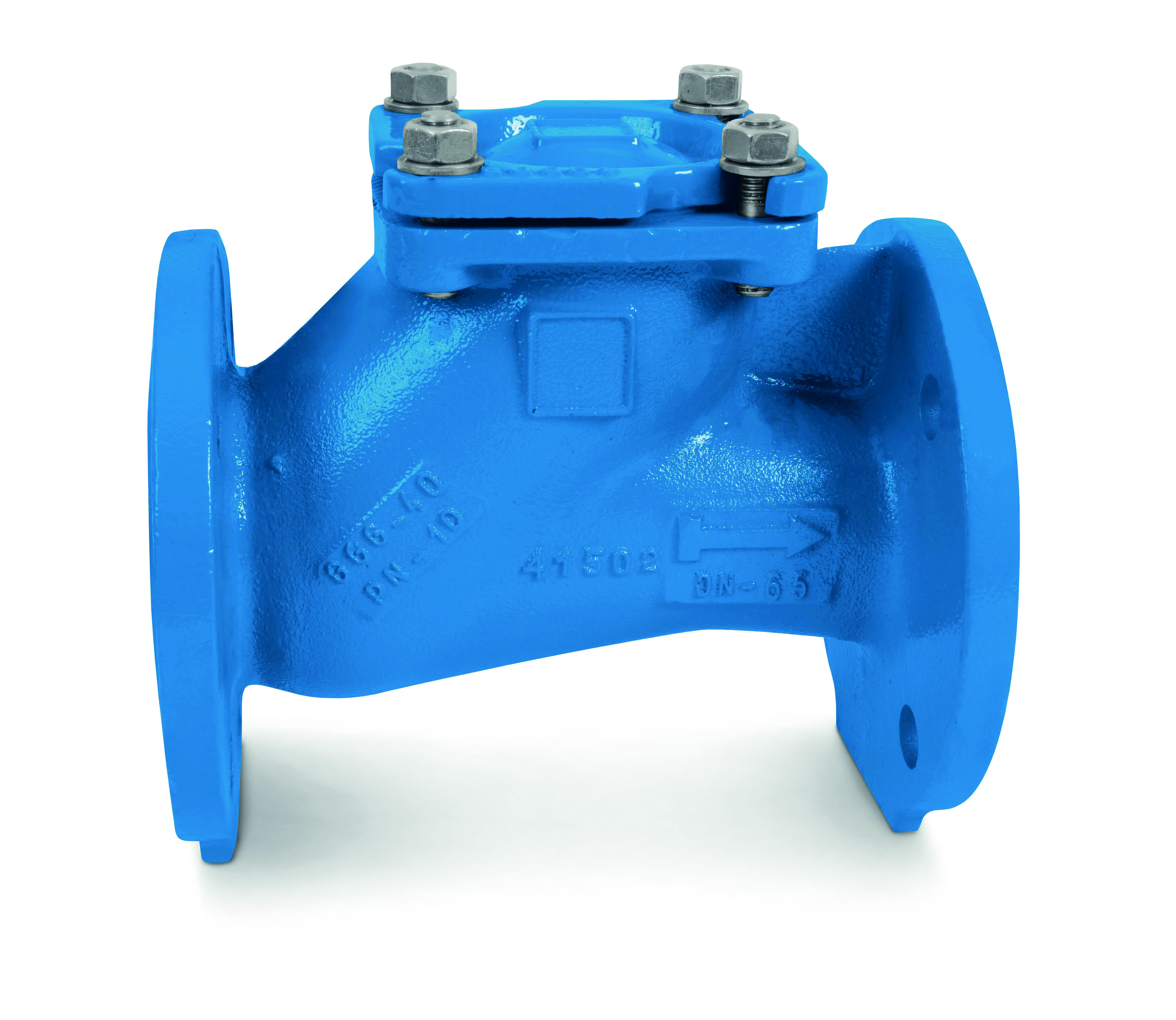 Erhard ball check valve EH7550 DN350 PN10 850mm