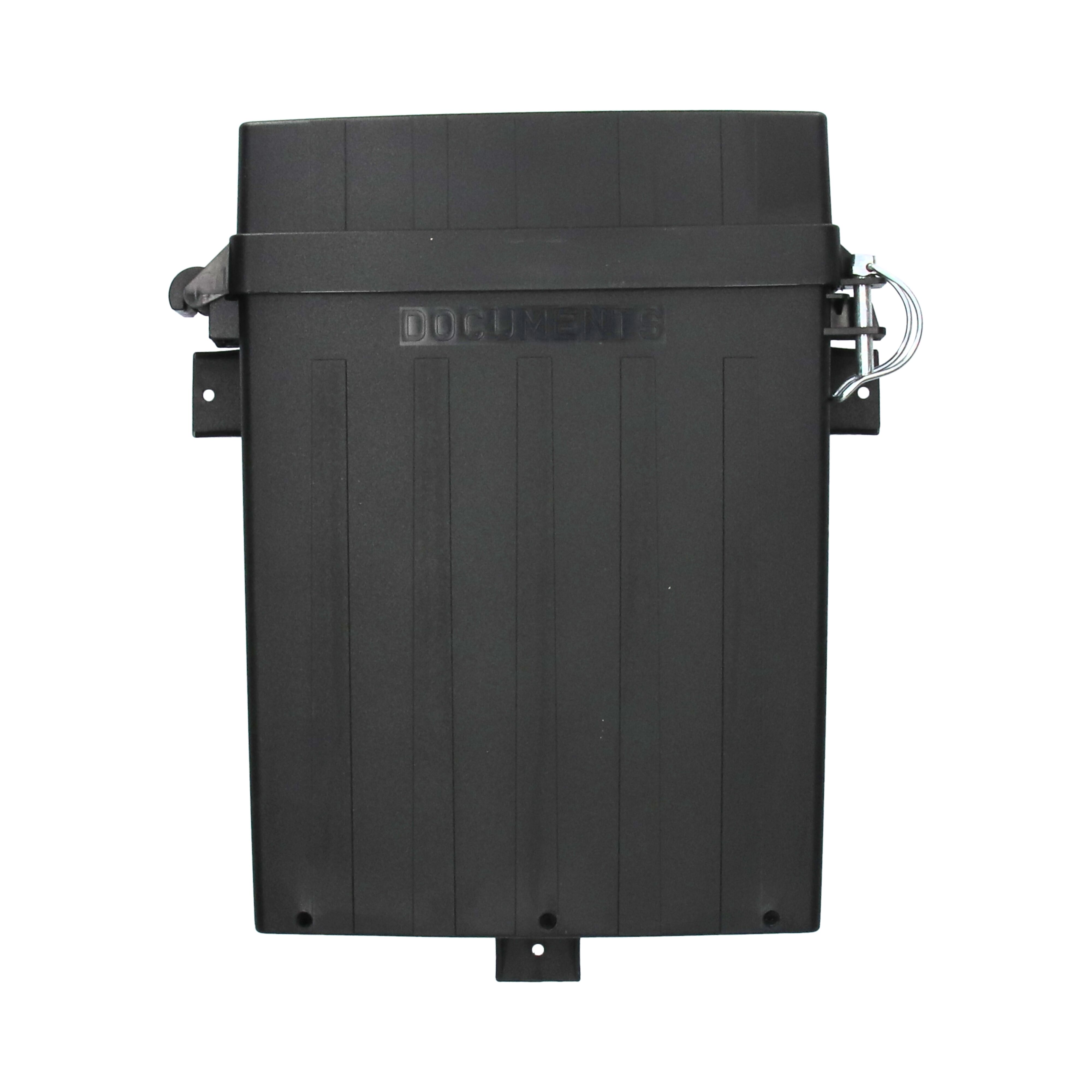 Rhiwa Quality document box 270 x 360 x 76 mm - black plastic