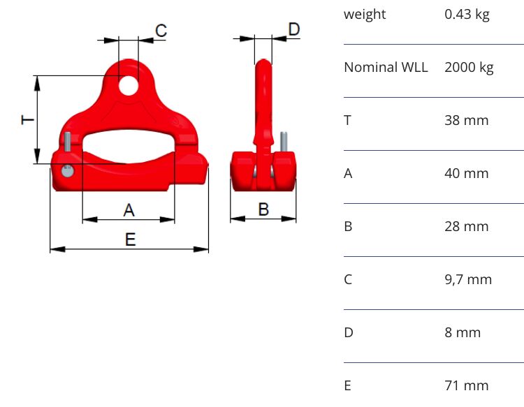 RUD Grade 80-Combi-koppeling adapter KKA-8