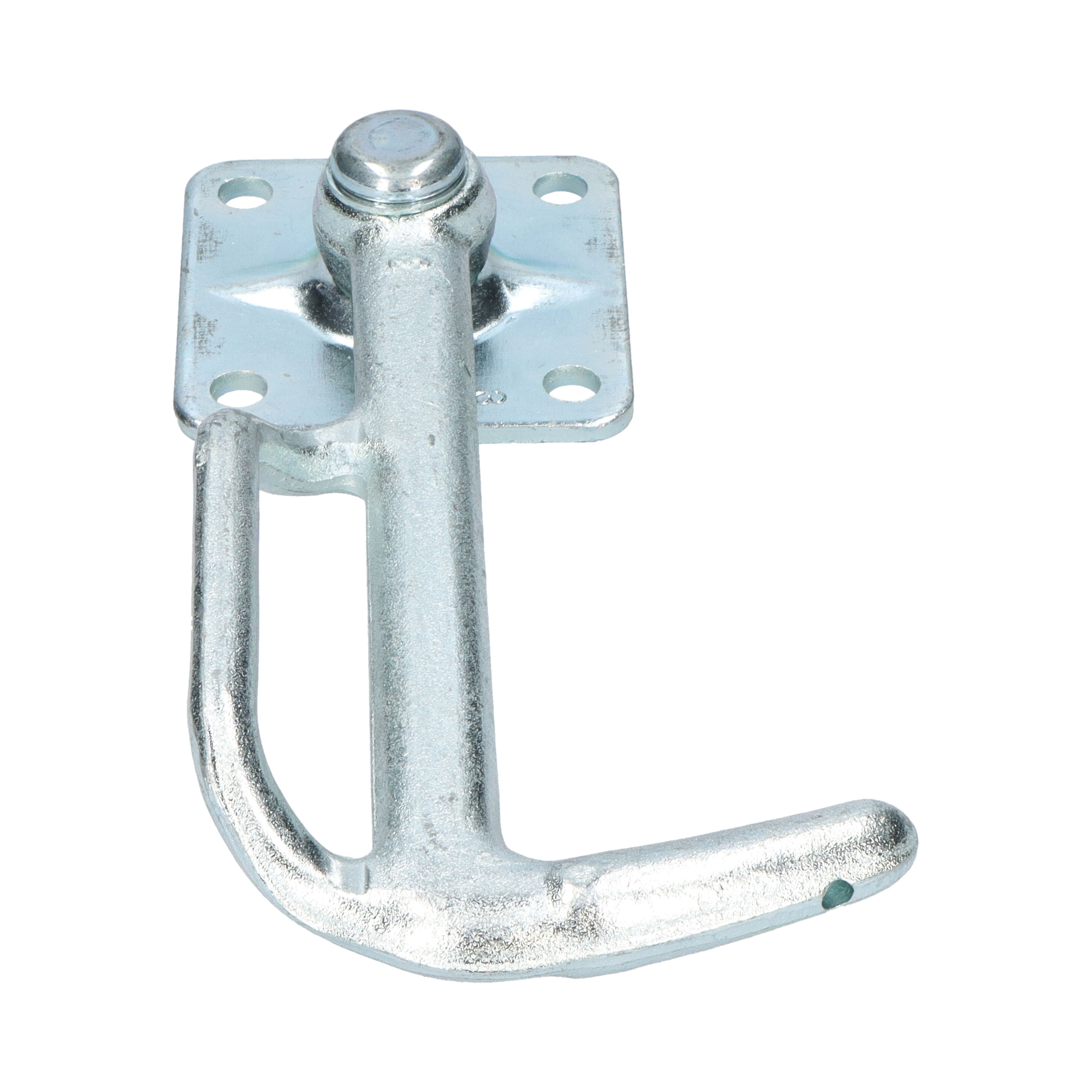 Rhiwa Quality hook no. 3 - left - with bracket - zinc-plated