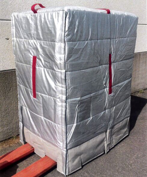 Rhiwa Quality thermohoes pallet - 800 x 1200 x 1500 mm (LxBxH) - opening voorkant