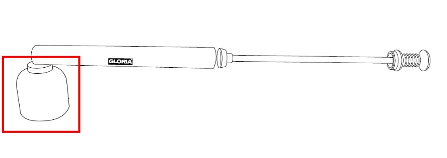 Gloria tank - for hand sprayer Typ 208