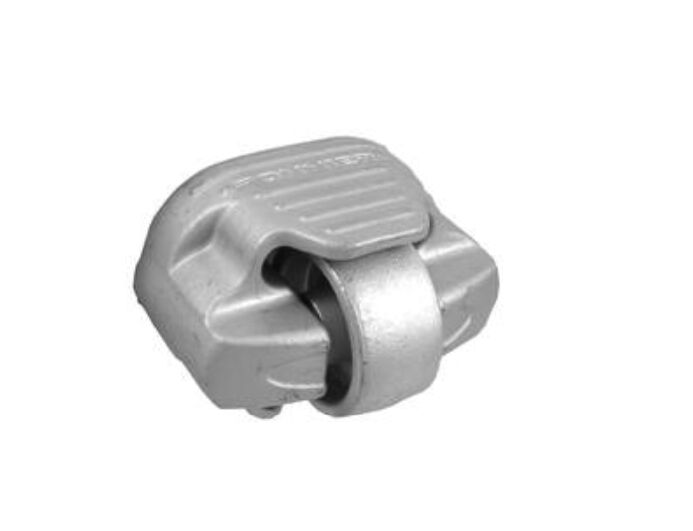 Pommier s-roll with 1 small roll - horizontal - galvanised