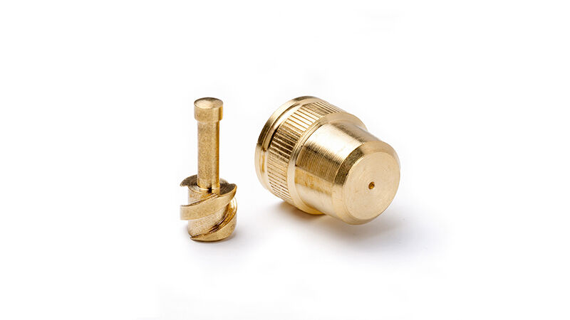 GLORIA holle kegel nozzle - Ø 1 mm - sproeihoek 55° - met wervel - messing