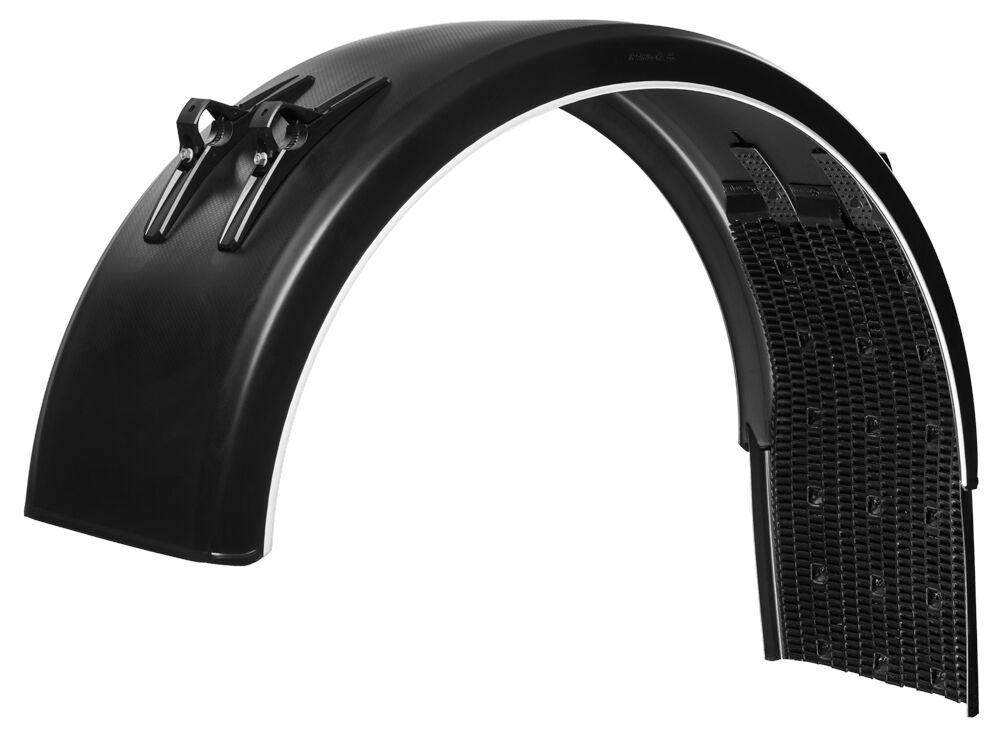 Parlok spatscherm Supra anti-spray - 650 x 1260 mm (BxSpw) - HDPE - incl. steunen - logo Hiab