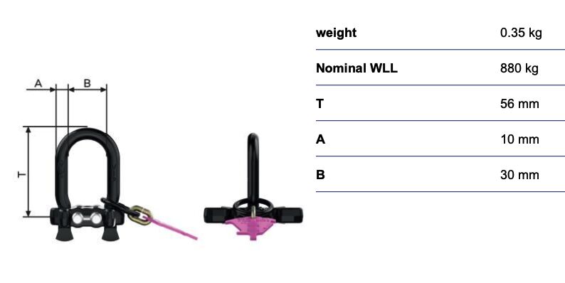 RUD VIP-Mini lifter VML-2-4 - with shortening device