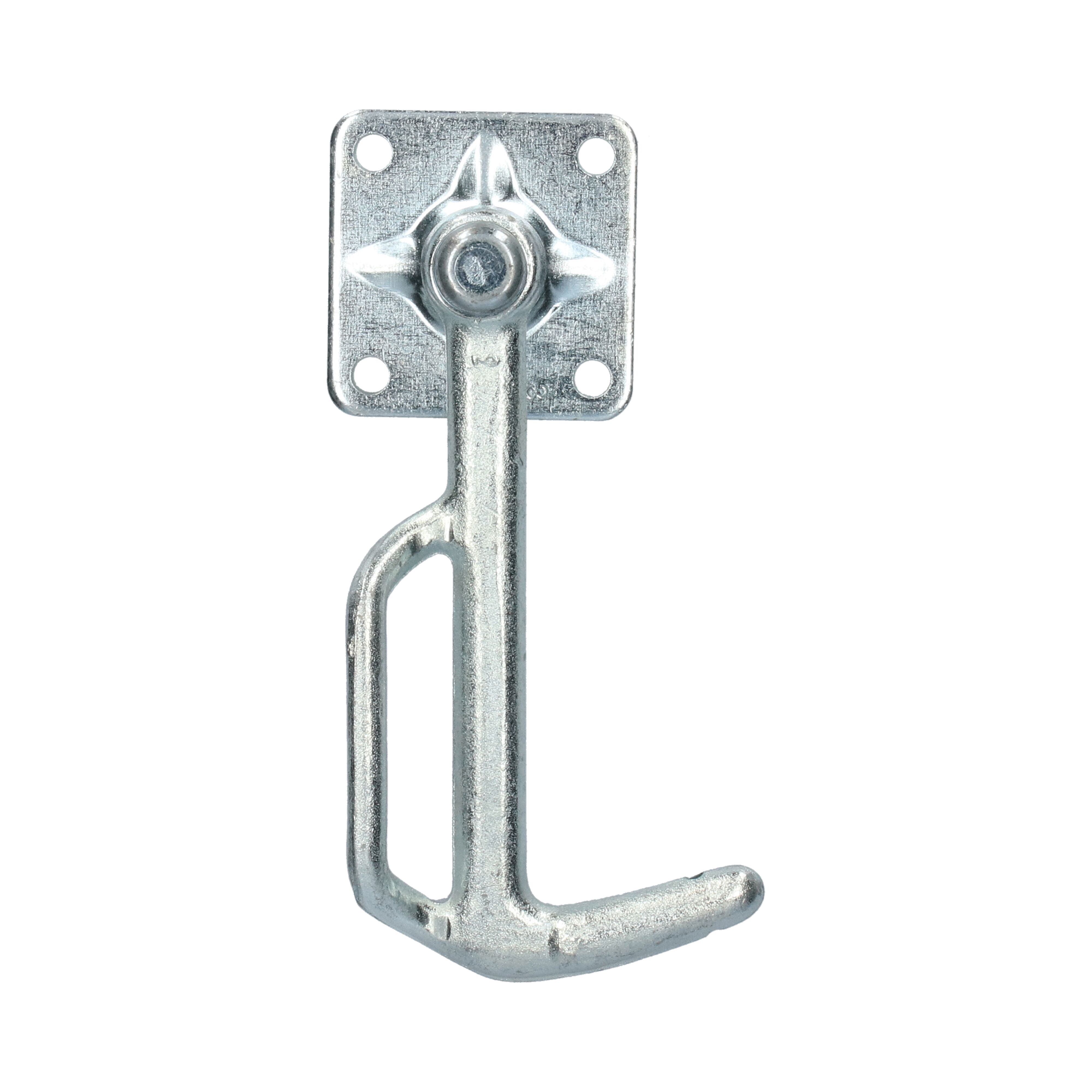 Rhiwa Quality hook no. 3 - left - with bracket - zinc-plated