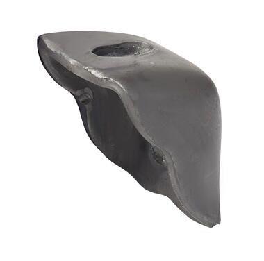 Pommier chassis shackle 80 x 55 x 75 mm - hole 15 x 24 mm - plain steel